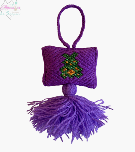 Llavero artesanal con almohadilla